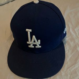 LA Dodgers authentic hat 7 3/8